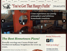 Tablet Screenshot of carriagecourtpizza.com